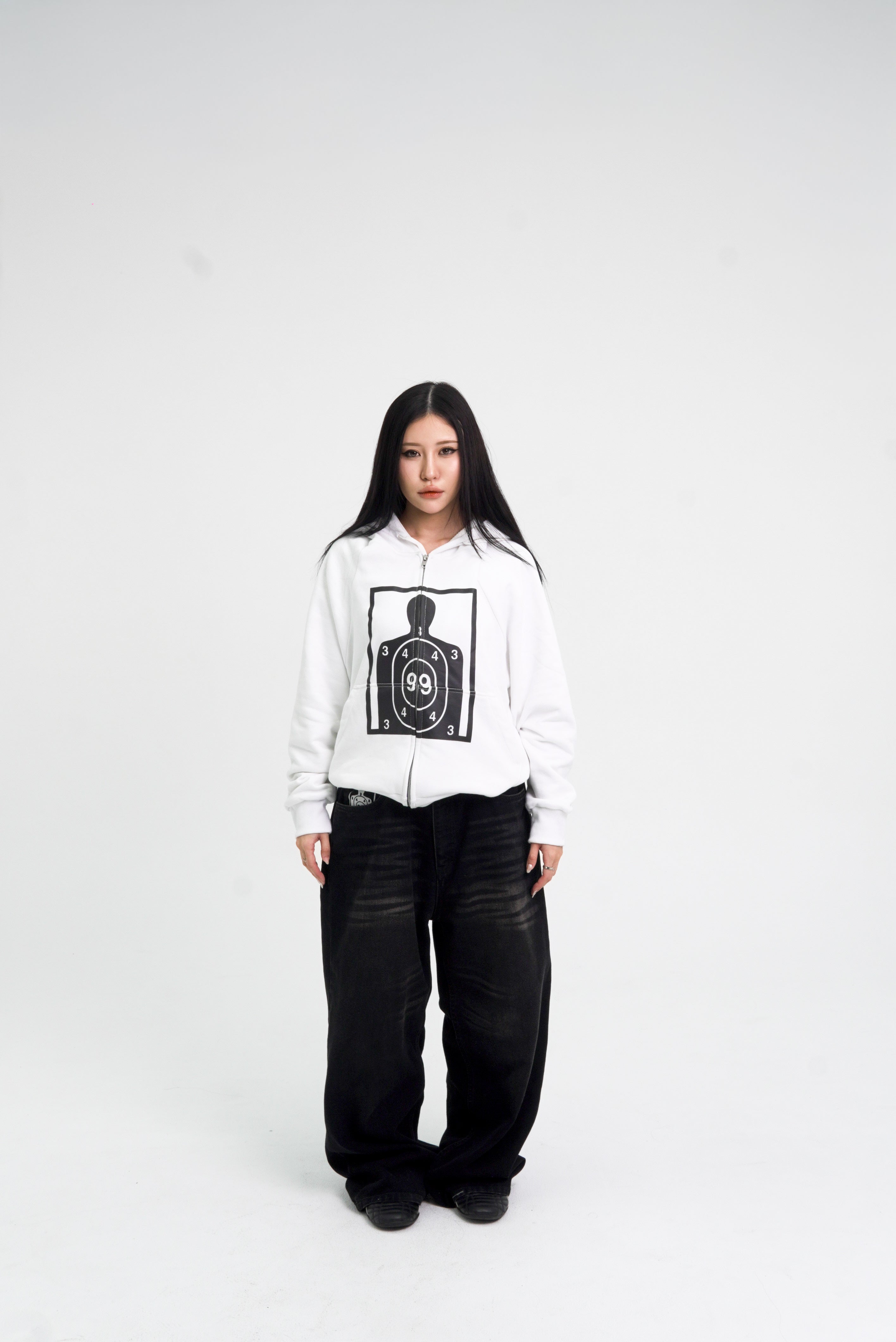 “RECOIL” ZIP-UP - WHITE