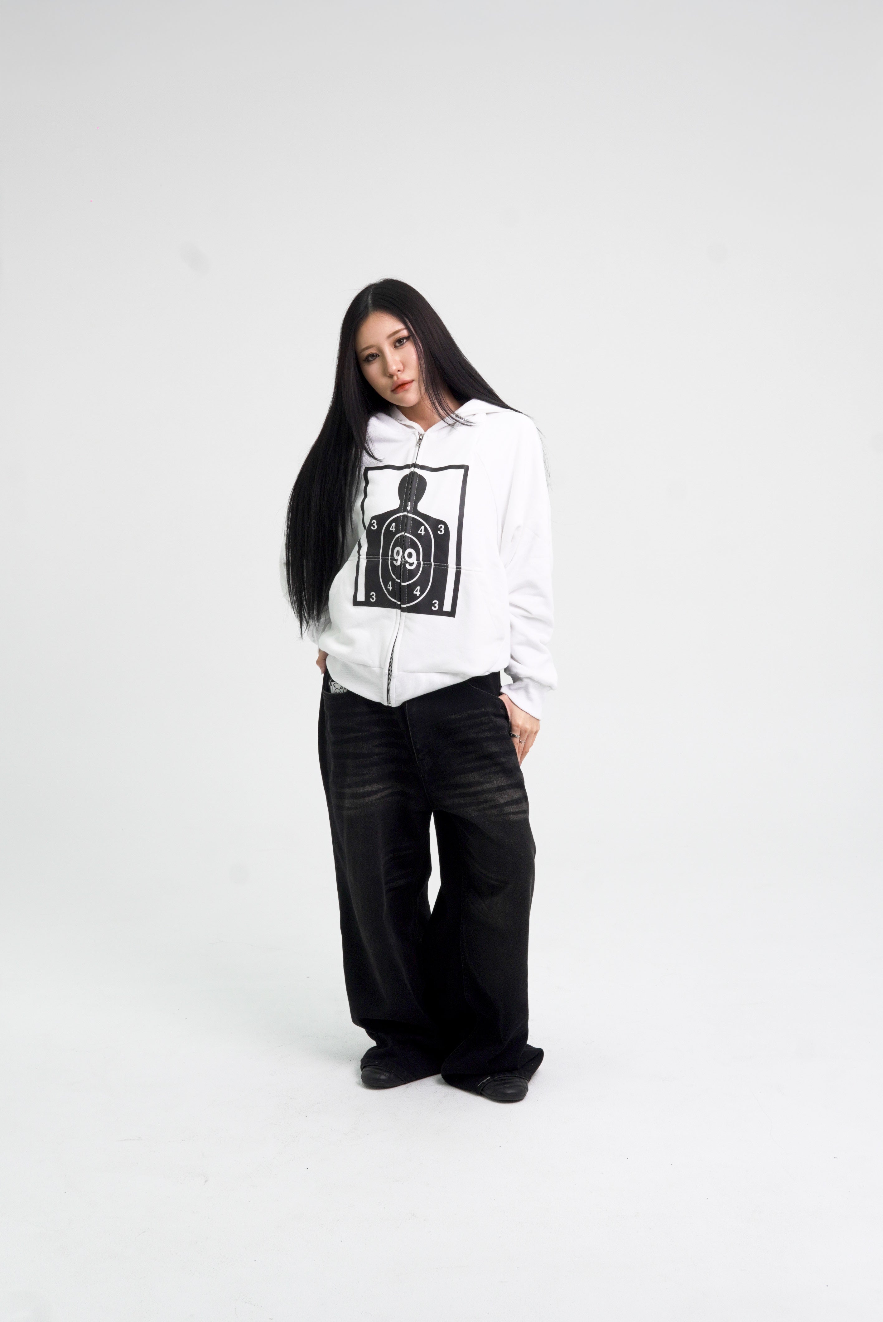 “RECOIL” ZIP-UP - WHITE