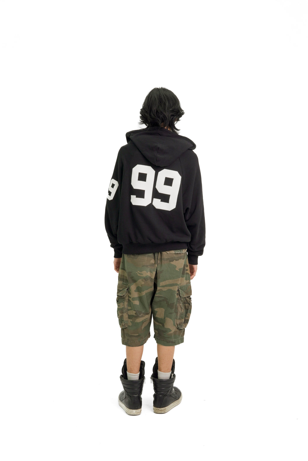 “RECOIL” VARSITY ZIP UP - BLACK