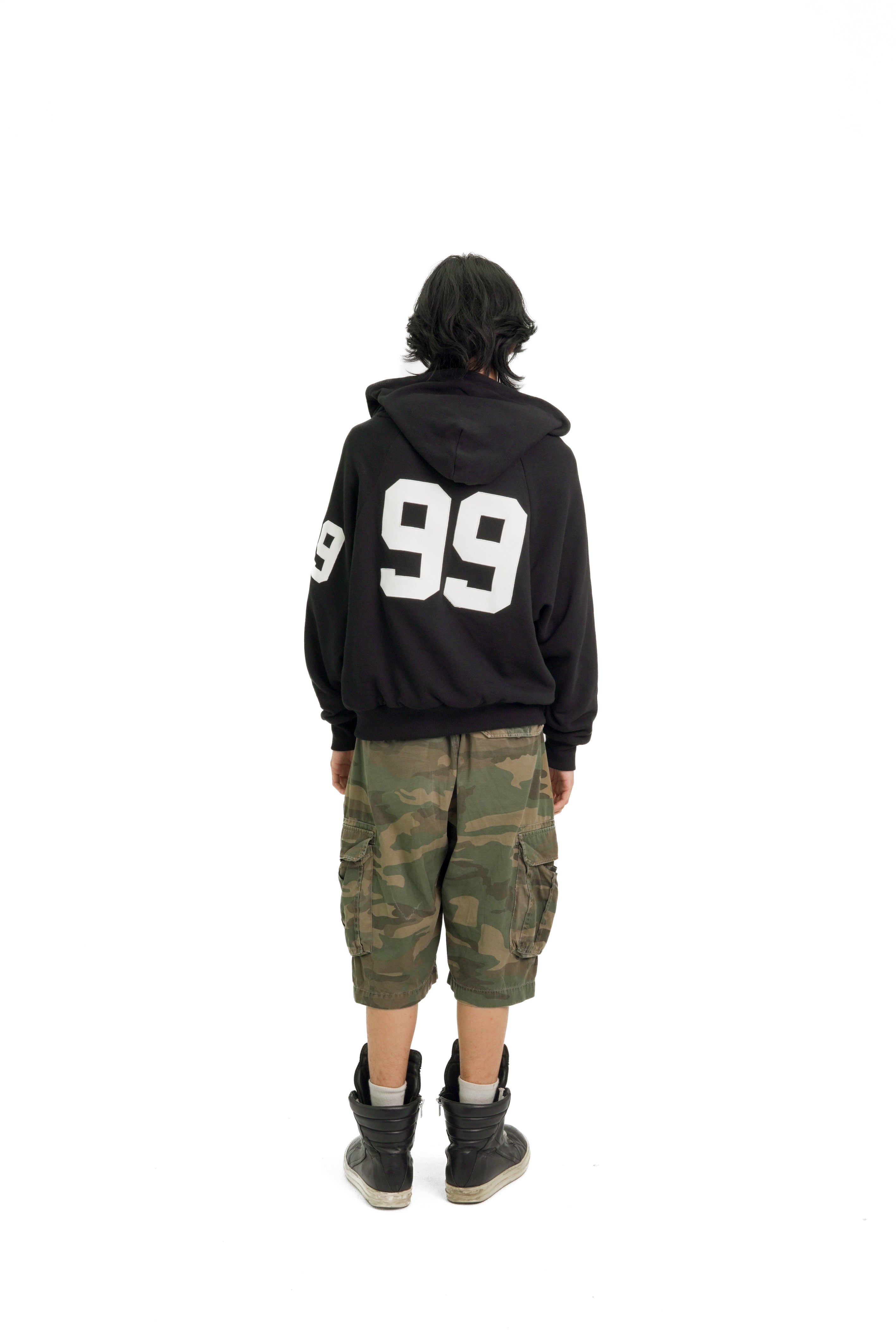“RECOIL” VARSITY ZIP UP - BLACK