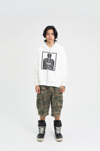 “RECOIL” ZIP-UP - WHITE