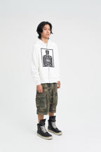 “RECOIL” ZIP-UP - WHITE