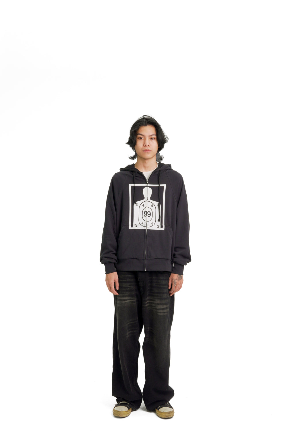 “RECOIL” ZIP UP - BLACK