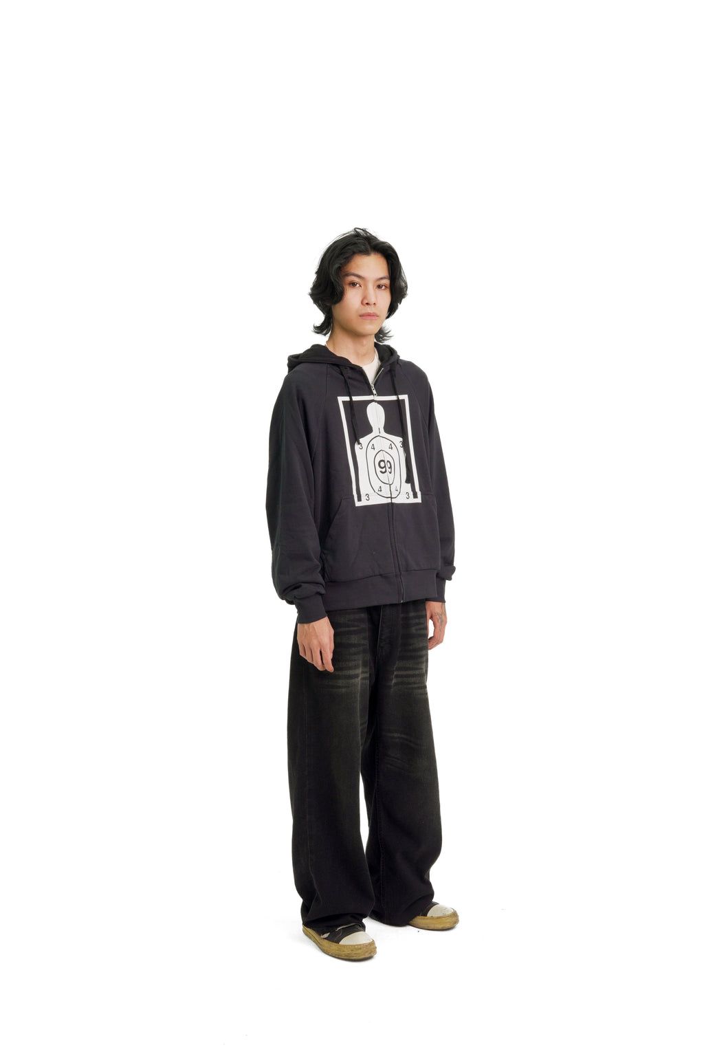 “RECOIL” ZIP UP - BLACK