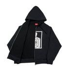 “RECOIL” ZIP UP - BLACK