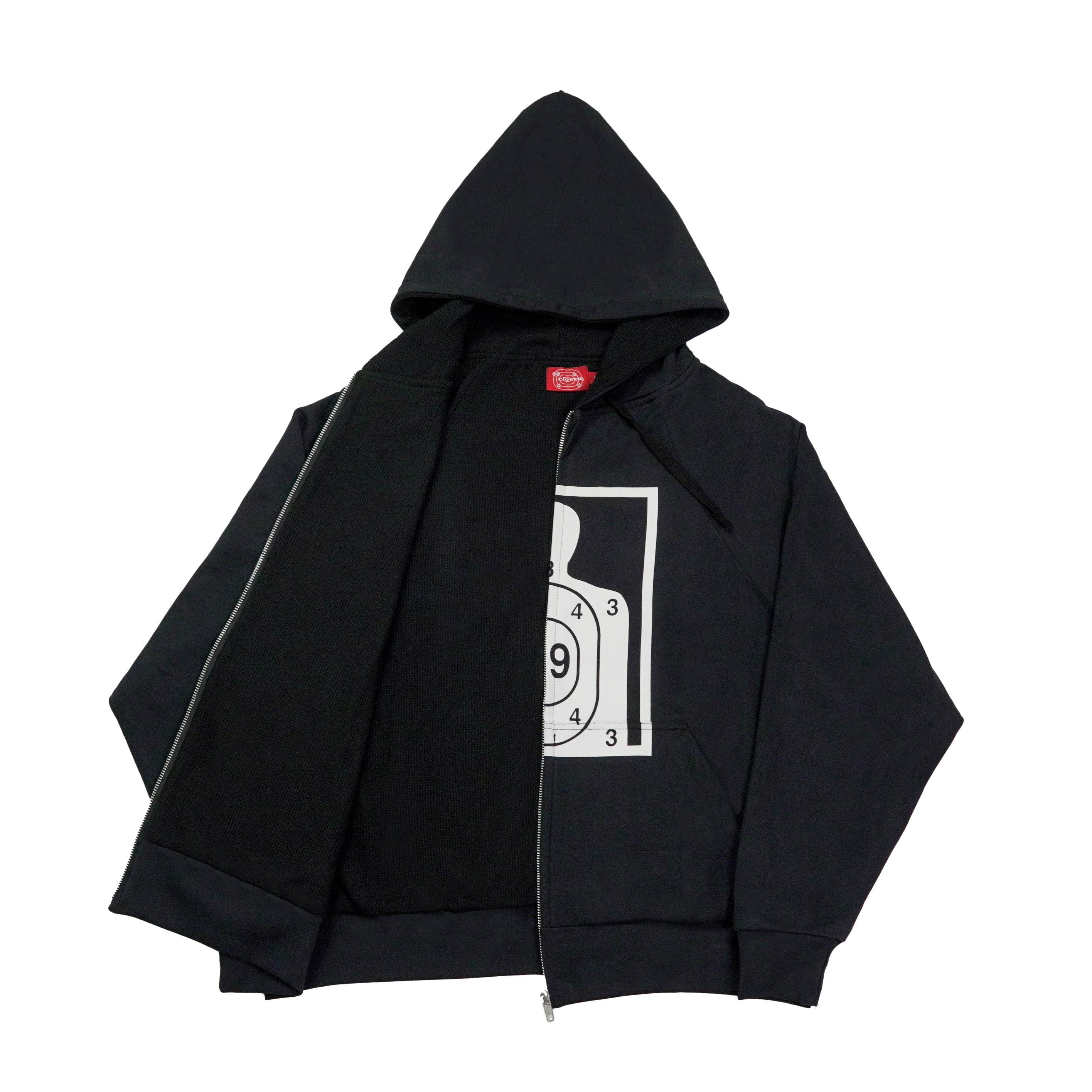 “RECOIL” ZIP UP - BLACK