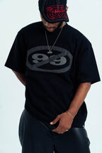 "ANTI CLVR" HEAVY TEE BLACK