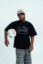 "ANTI CLVR" HEAVY TEE BLACK