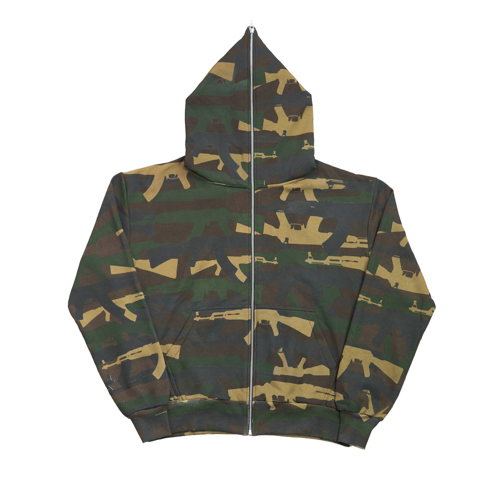 "C.A.M.O V2" FULL-ZIP UP (FOREST)