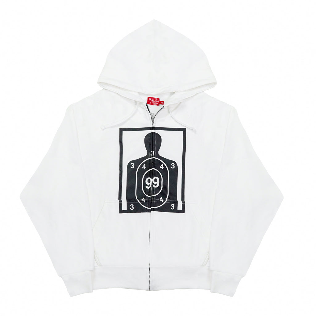 “RECOIL” ZIP-UP - WHITE