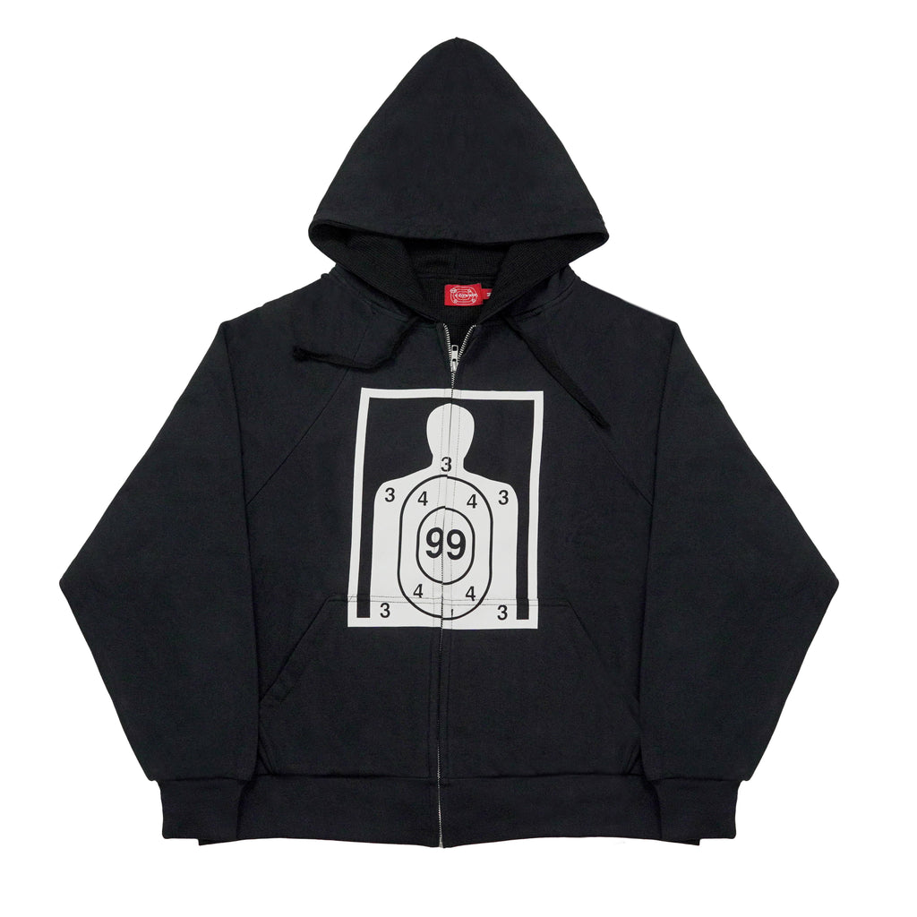 “RECOIL” ZIP UP - BLACK