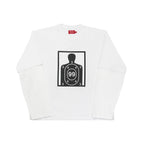 “RECOIL” DOUBLE LAYER LONGSLEEVE TEE - WHITE/WHITE