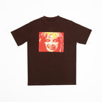 “GHABBY” FITTED TEE - BROWN