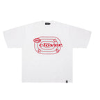 “DEVILS BUTTERFLY” HEAVY TEE WHITE/RED