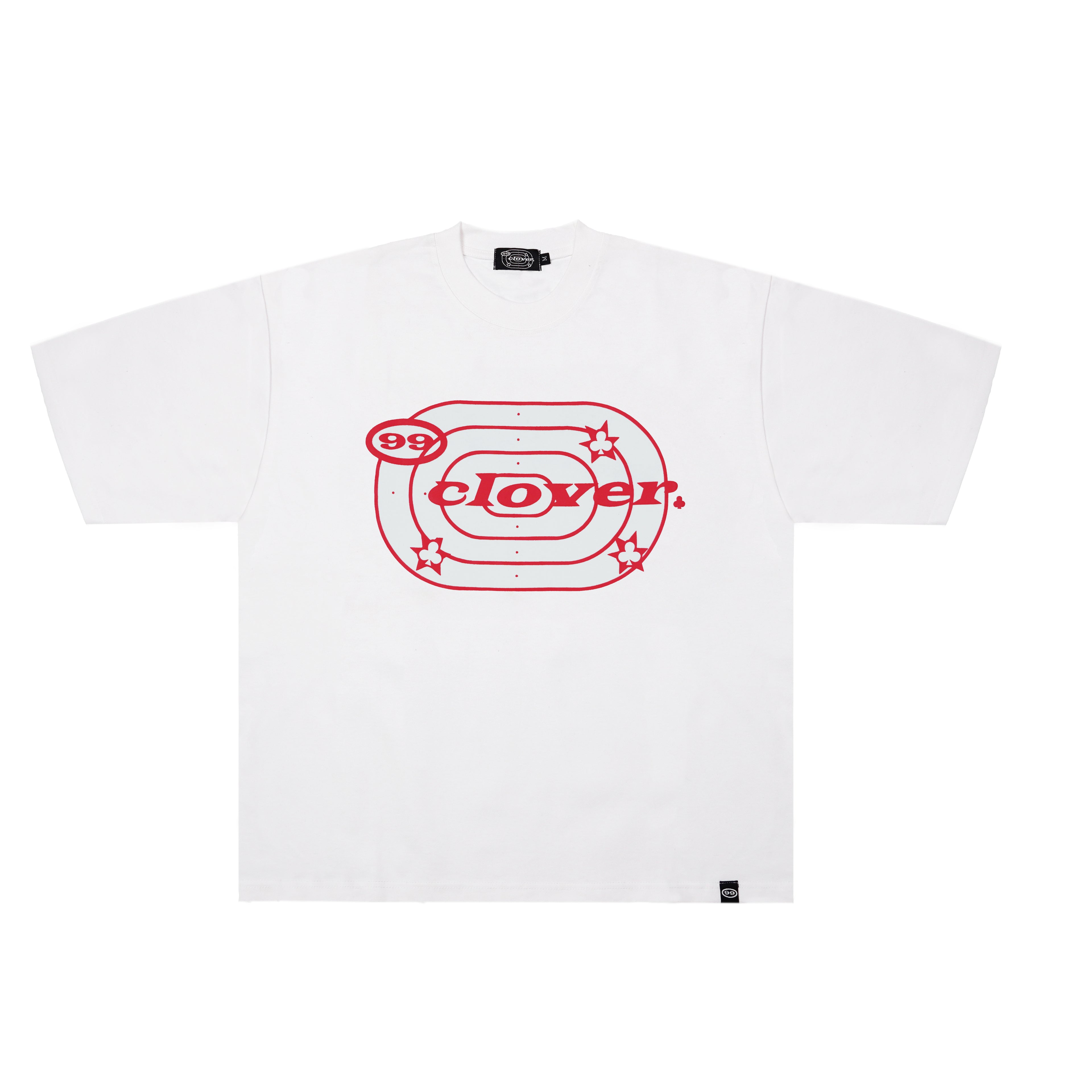 “DEVILS BUTTERFLY” HEAVY TEE WHITE/RED