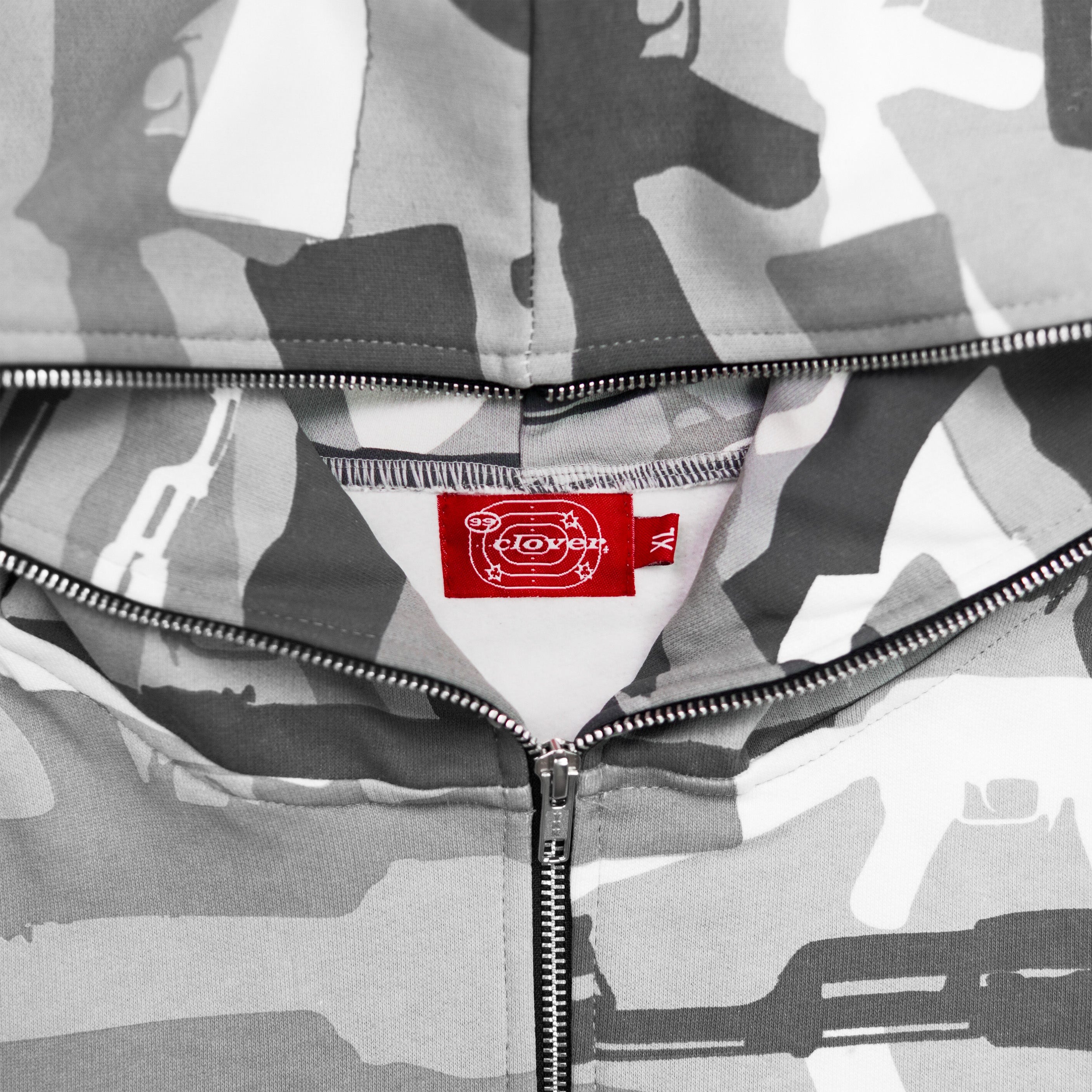 "C.A.M.O V2" FULL-ZIP UP (SNOW)