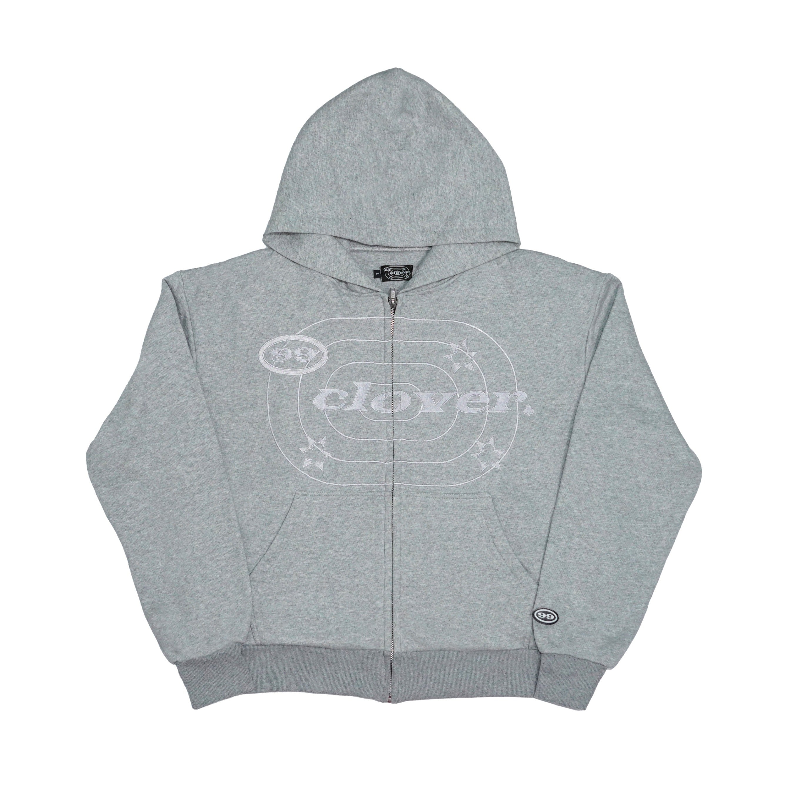 "EASY" ZIP-UP GREY