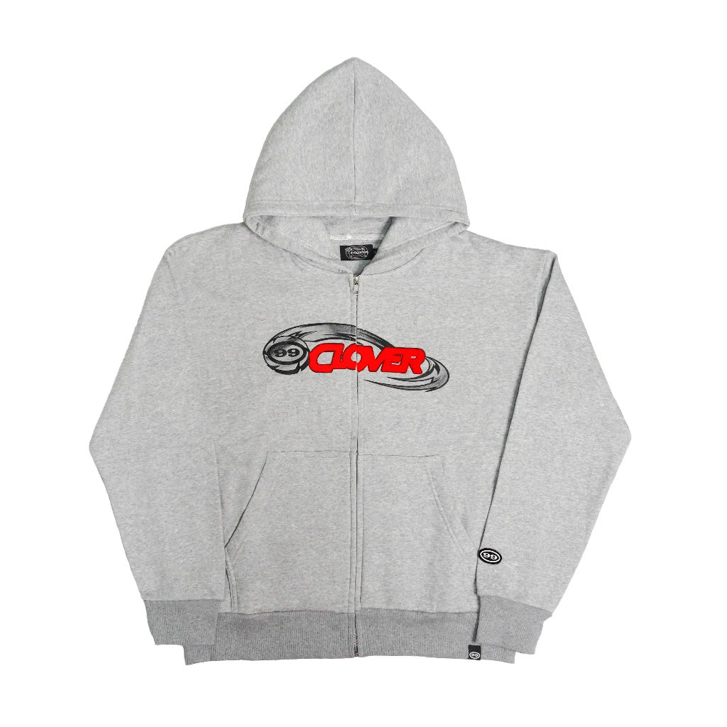 “CHILDHOOD” ZIP-UP GREY