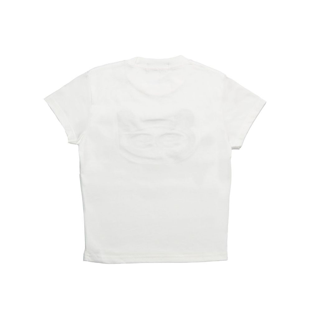 "CHOCO" BABY TEE WHITE