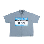 "MARATHON" OVERSIZED BUTTON UP GREY