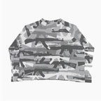 "C.A.M.O V2" WAFFLE-KNIT LONGSLEEVE (SNOW)