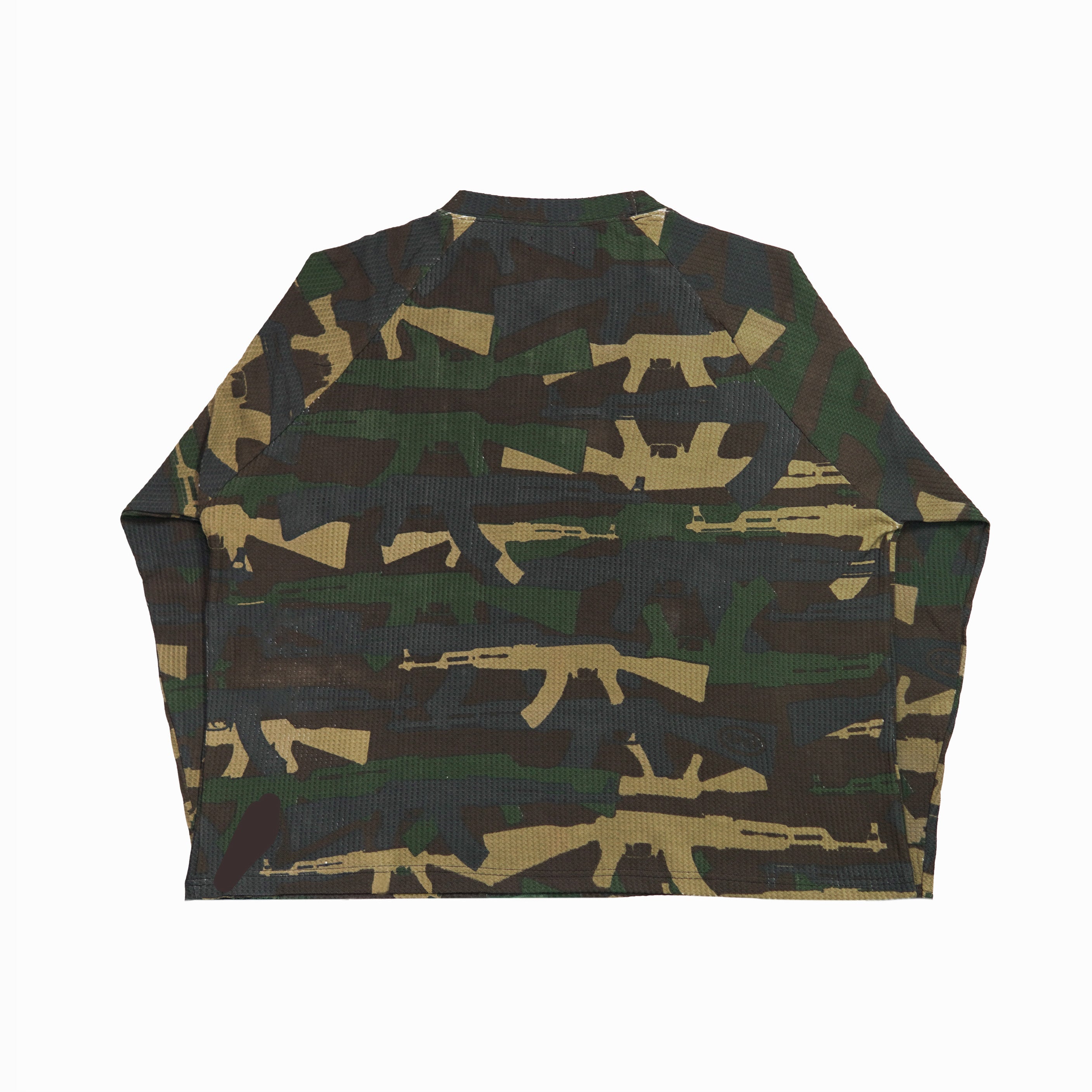 "C.A.M.O V2" WAFFLE-KNIT LONGSLEEVE (FOREST)