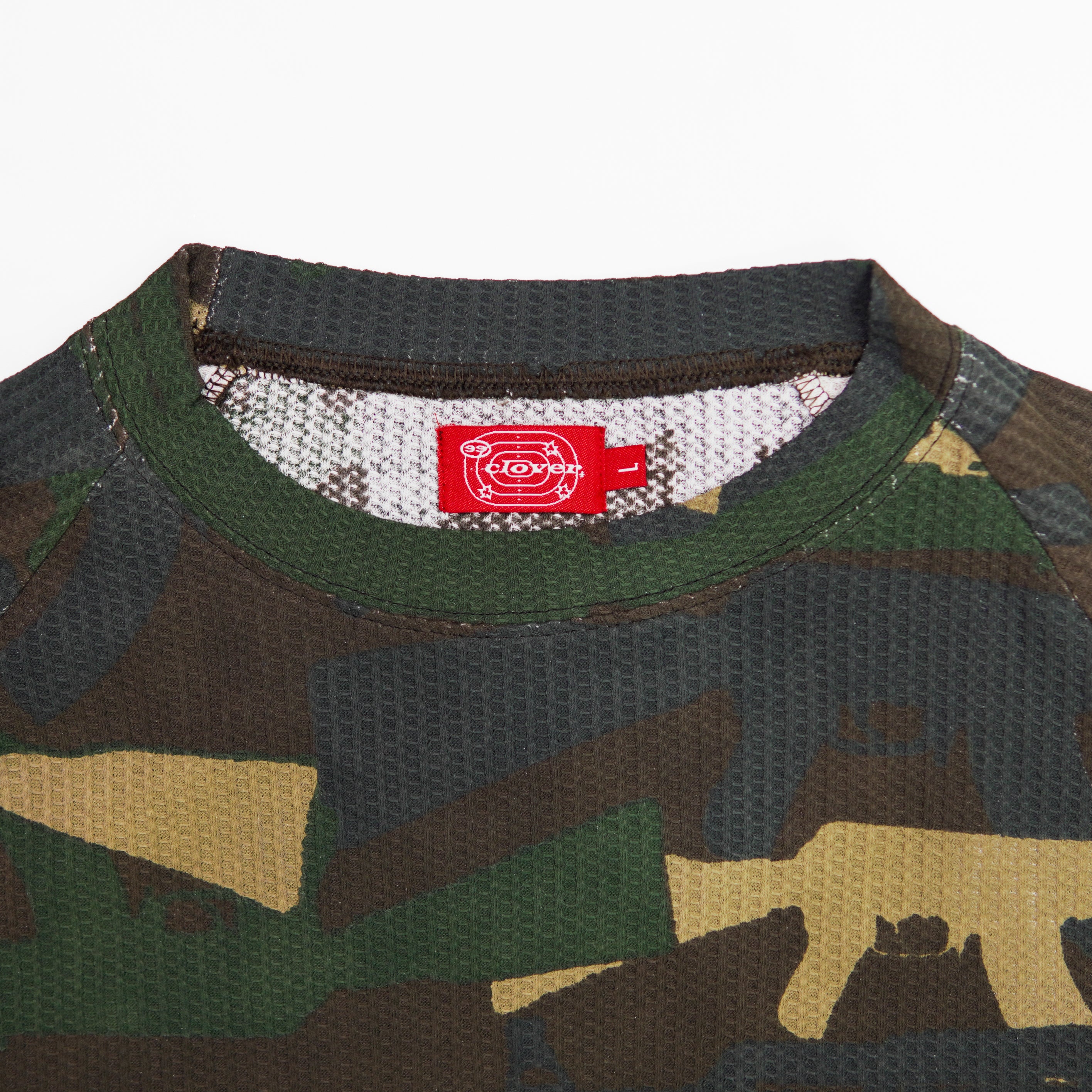 "C.A.M.O V2" WAFFLE-KNIT LONGSLEEVE (FOREST)
