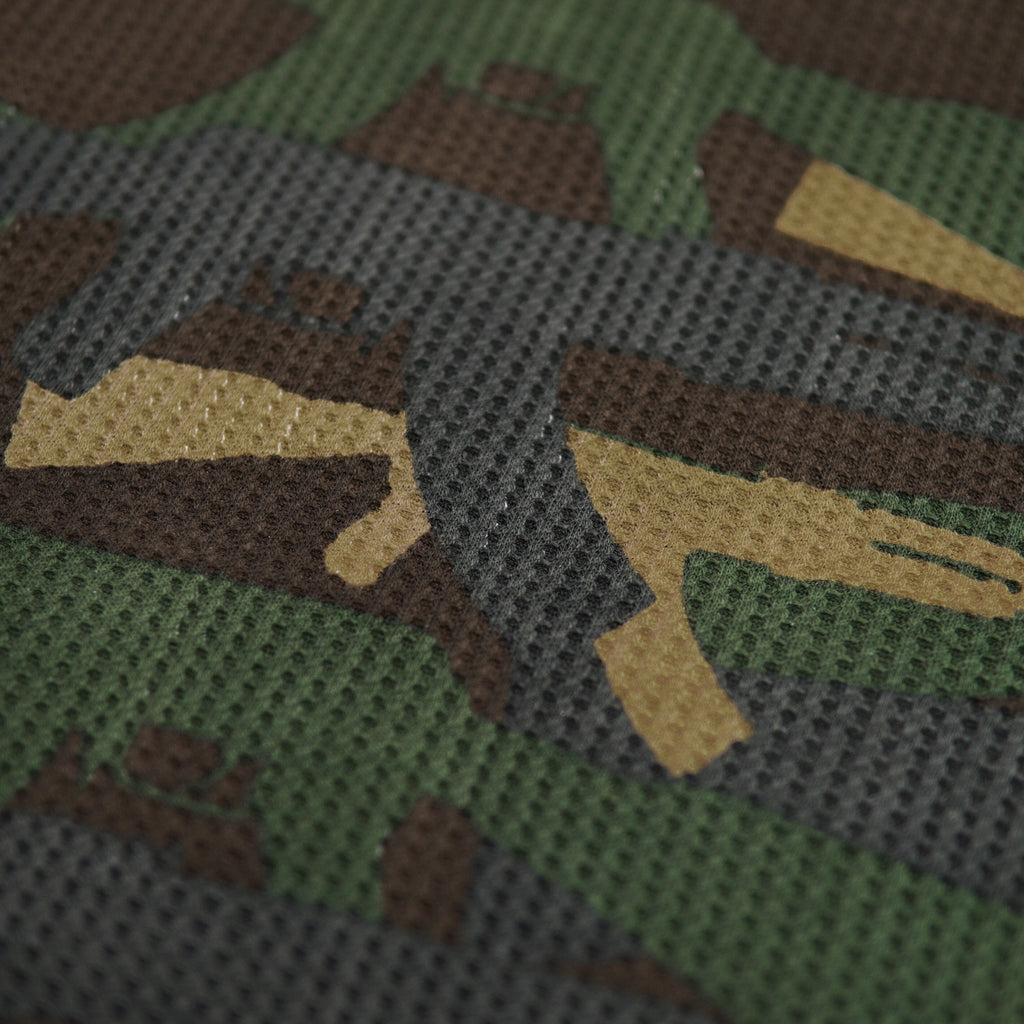 "C.A.M.O V2" WAFFLE-KNIT LONGSLEEVE (FOREST)