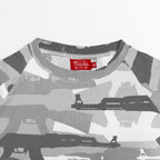 "C.A.M.O V2" WAFFLE-KNIT LONGSLEEVE (SNOW)